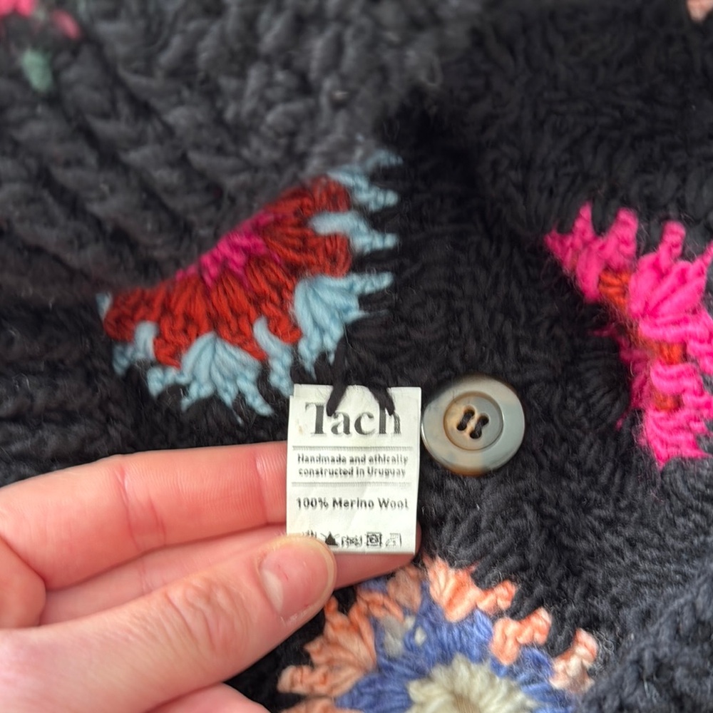 Tach Crochet Multicolor Women's Sweater - Picture 3 of 6